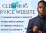 cleaning service website house office cleaning booking koala pricing parameters